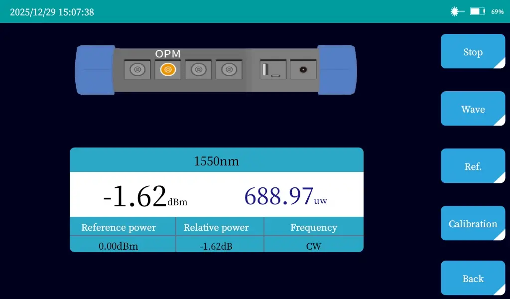 F7 Compact OTDR High-performance OTDR SM 1310/1550nm(38/36dB)